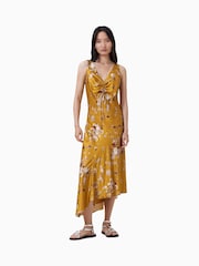 AllSaints Yellow Alexi Dress - Image 4 of 6