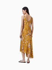 AllSaints Yellow Alexi Dress - Image 5 of 6