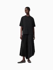 AllSaints Black Jax T-Shirt Dress - Image 1 of 10