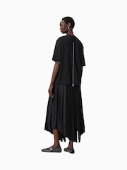 AllSaints Black Jax T-Shirt Dress - Image 8 of 10