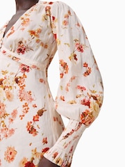 AllSaints White Taylen Dress - Image 2 of 8