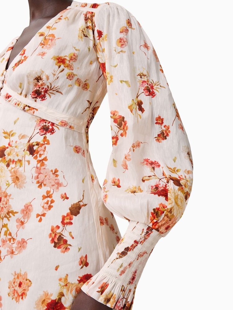 AllSaints White Taylen Dress - Image 2 of 8