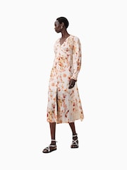 AllSaints White Taylen Dress - Image 5 of 8