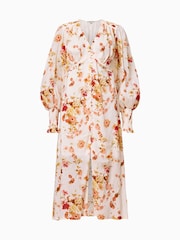 AllSaints White Taylen Dress - Image 8 of 8