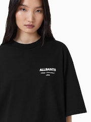 AllSaints Black Under Amelie T-Shirt - Image 5 of 9