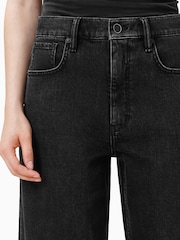 AllSaints Black Sadie Barrel Jeans - Image 3 of 8