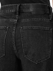 AllSaints Black Sadie Barrel Jeans - Image 5 of 8