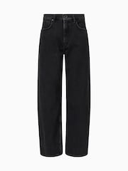 AllSaints Black Sadie Barrel Jeans - Image 8 of 8
