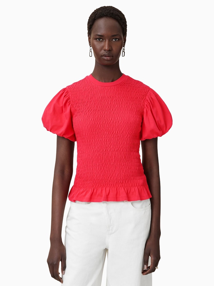 AllSaints Red Dael Top - Image 1 of 8