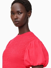 AllSaints Red Dael Top - Image 3 of 8