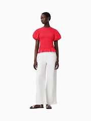 AllSaints Red Dael Top - Image 4 of 8