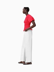 AllSaints Red Dael Top - Image 6 of 8