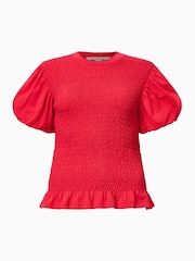AllSaints Red Dael Top - Image 8 of 8