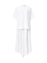 AllSaints White Jax T-Shirt Dress - Image 10 of 10