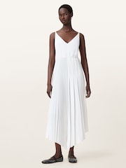 AllSaints White Jax T-Shirt Dress - Image 4 of 10