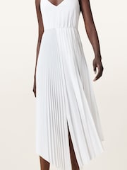 AllSaints White Jax T-Shirt Dress - Image 6 of 10