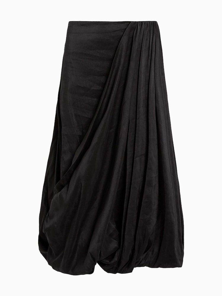AllSaints Black Nia Skirt - Image 6 of 6 AllSaints Black Nia Skirt - Image 6 of 6