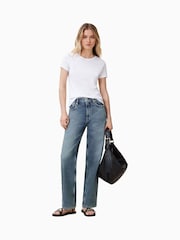 AllSaints Grey Sadie Barrel Jeans - Image 1 of 7