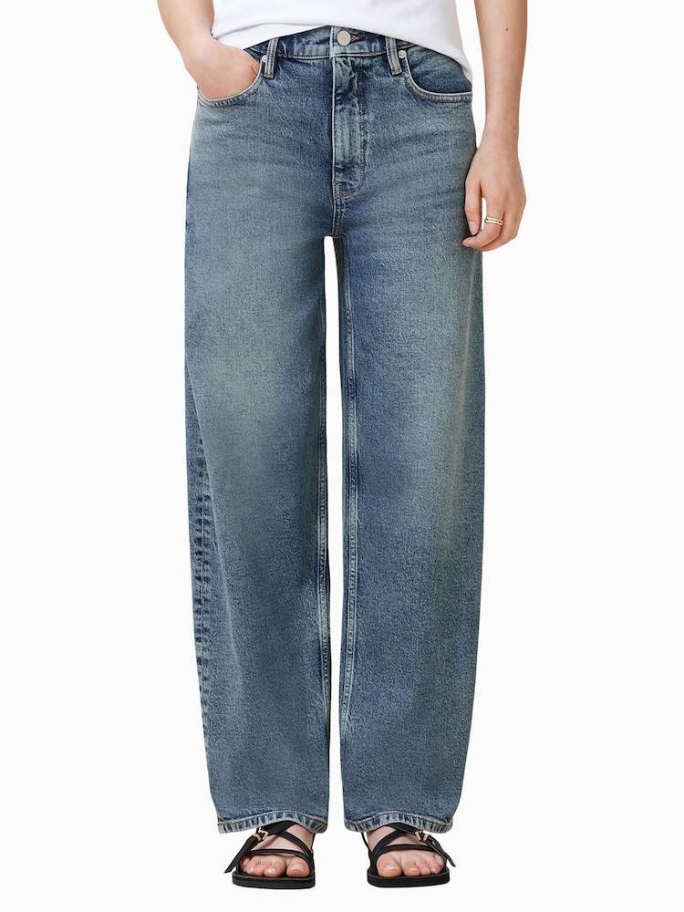 AllSaints Grey Sadie Barrel Jeans - Image 2 of 7