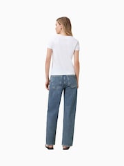 AllSaints Grey Sadie Barrel Jeans - Image 6 of 7