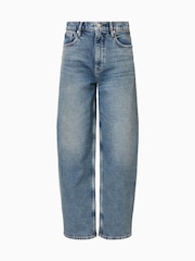 AllSaints Grey Sadie Barrel Jeans - Image 7 of 7