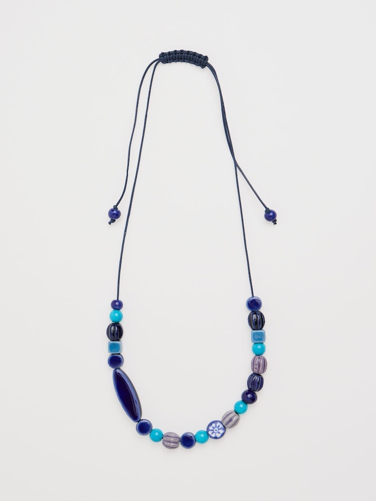 Seasalt Cornwall Blue Tira Necklace - Image 1 of 4