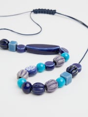 Seasalt Cornwall Blue Tira Necklace - Image 2 of 4