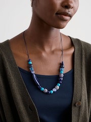 Seasalt Cornwall Blue Tira Necklace - Image 3 of 4