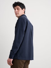 Seasalt Cornwall Blue Mens Rigging Overshirt - Image 2 of 6