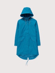 Seasalt Cornwall Blue Petite Seafaring Waterproof Coat - Image 5 of 6