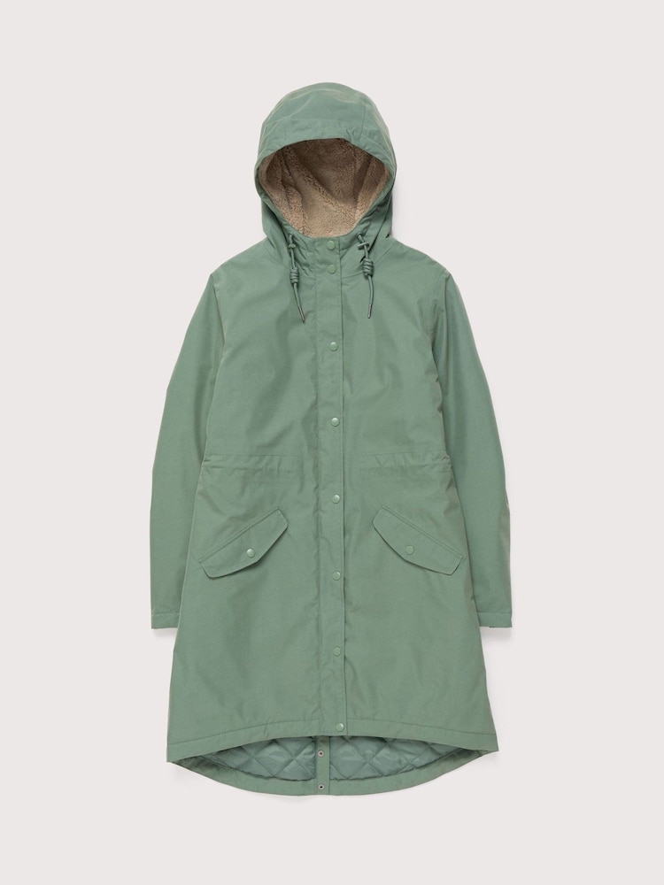 Seasalt Cornwall Green Petite Petite Plant Hunter Waterproof Parka Coat - Image 5 of 5