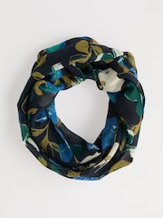 Seasalt Cornwall Blue Pretty Circle Scarf - Image 2 of 5