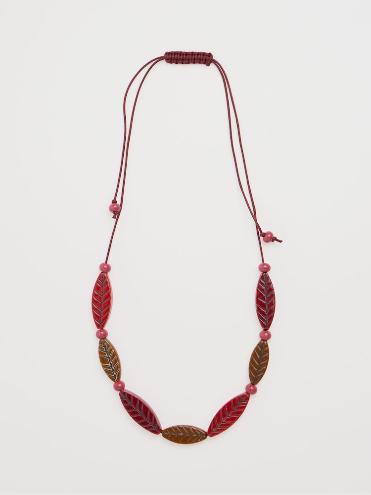 Seasalt Cornwall Charmer Ceramic Leaf Necklace - صورة 1 من 4