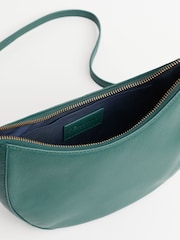 Seasalt Cornwall Green Headingley Woven Leather Cross-Body Bag - Image 3 of 3