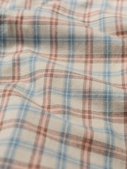 Azul oscuro - Seasalt Cornwall Mens Take Root Half Placket Check Shirt - Imagen 5 de 5