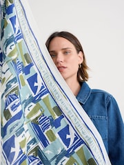 Seasalt Cornwall Green Summer Scarf - Image 5 of 5