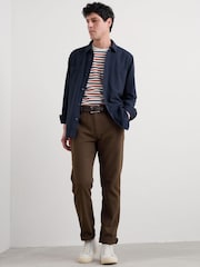Seasalt Cornwall Brown Mens Slim Tollgate Leg Trousers - Image 3 of 5