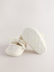 Neutral Daisy Espadrille Baby Shoes (0-18mths) - Image 3 of 5