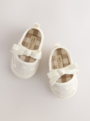 Neutral Daisy Espadrille Baby Shoes (0-18mths) - Image 4 of 5