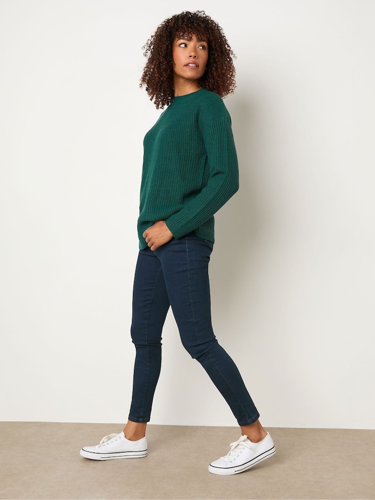 Verde - M&Co Gola Jumpercom Ponto - Imagem 2 de 5