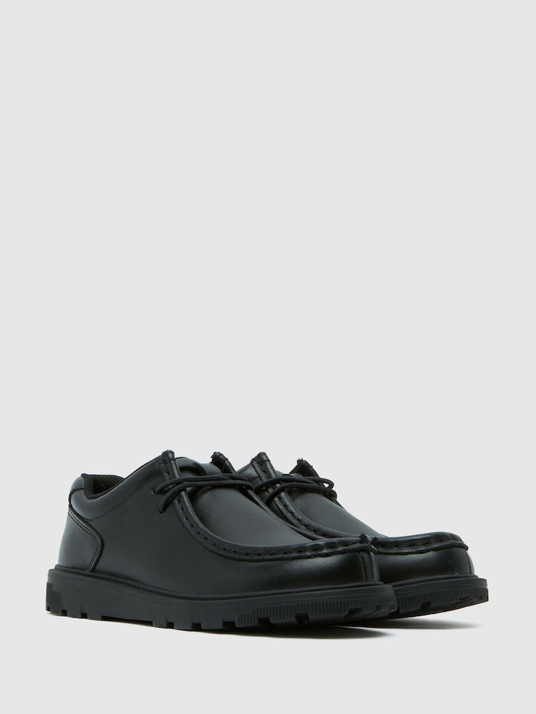 Schuh BTS Lazer Lace-Up Black Shoes - Image 2 of 4