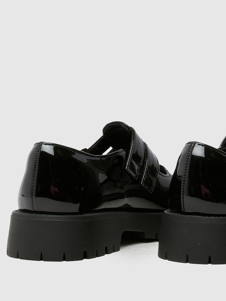 Schuh Loyal T-Bar Black Shoes - Image 4 of 4 Schuh Loyal T-Bar Black Shoes - Image 4 of 4