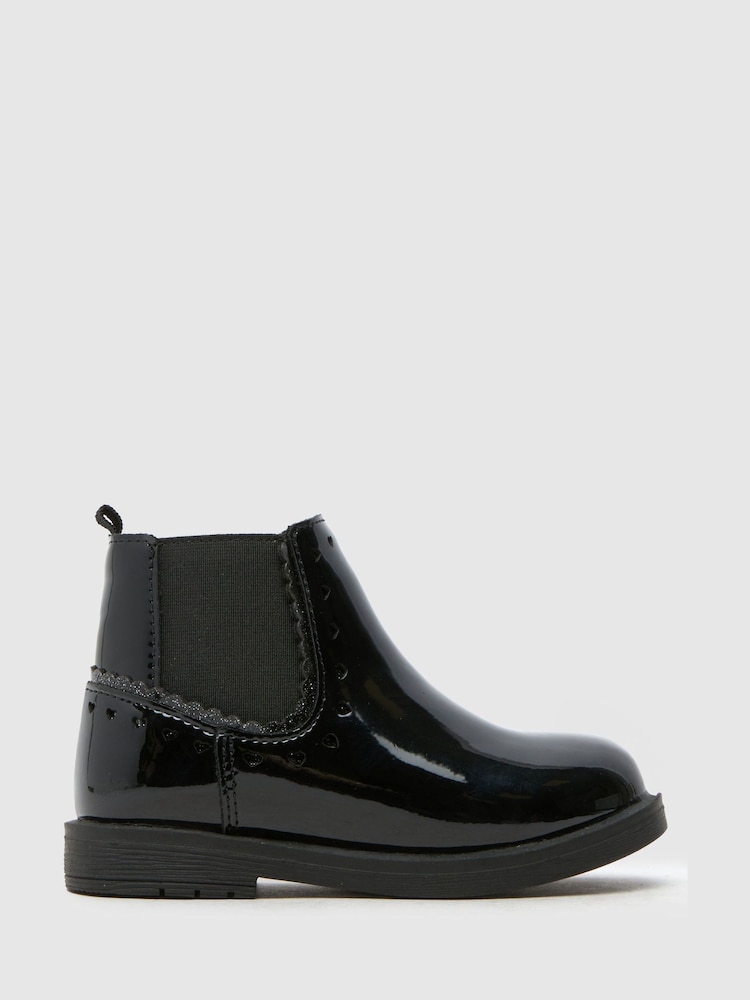 Schuh BTS Classic Chelsea Black Boots - Image 1 of 4