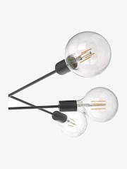 Dar Lighting Matt Black Alana 6lt Pendant Ceiling Light - Image 6 of 7