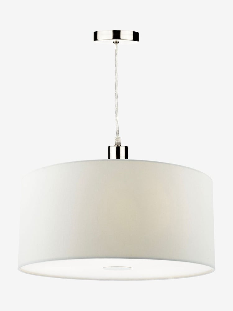 Dar Lighting White Easy Fit Ronda Pendant Light - Image 1 of 3