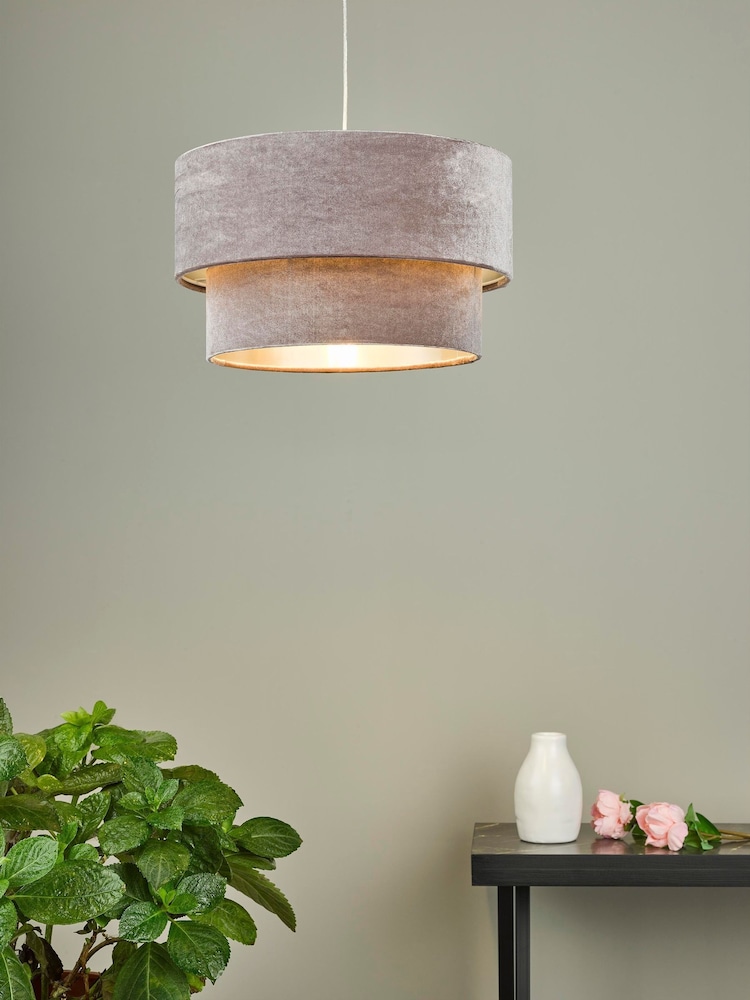 Dar Lighting Brown Easy Fit Suvan Pendant Light - Image 1 of 5