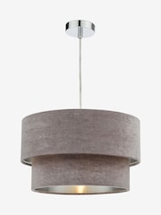 Dar Lighting Brown Easy Fit Suvan Pendant Light - Image 2 of 5