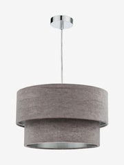 Dar Lighting Brown Easy Fit Suvan Pendant Light - Image 3 of 5