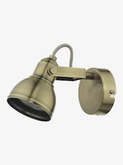 Dar Lighting Antique Brass Fothergill Single Spotlight - Image 2 of 3