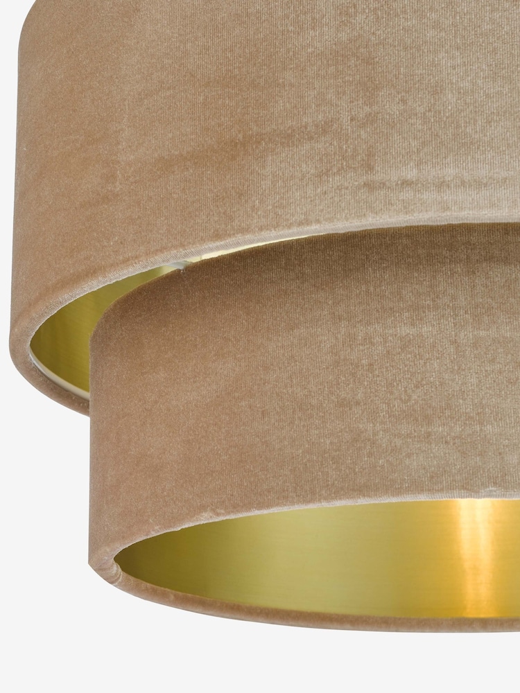 Dar Lighting Taupe Easy Fit Suvan Pendant Light - Image 5 of 5 Dar Lighting Taupe Easy Fit Suvan Pendant Light - Image 5 of 5